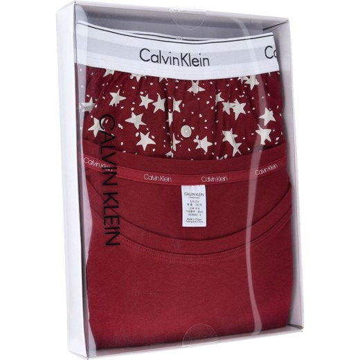Piżama Calvin Klein Underwear czerwona