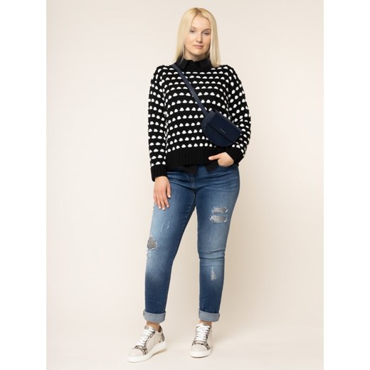 Sweter damski Persona By Marina Rinaldi z okrągłym dekoltem 