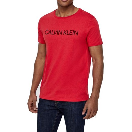 T-shirt męski Calvin Klein z krótkim rękawem młodzieżowy