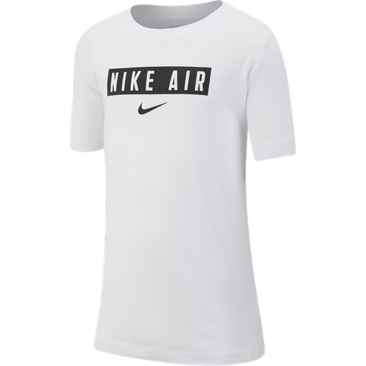 Biały t-shirt chłopięce Nike 