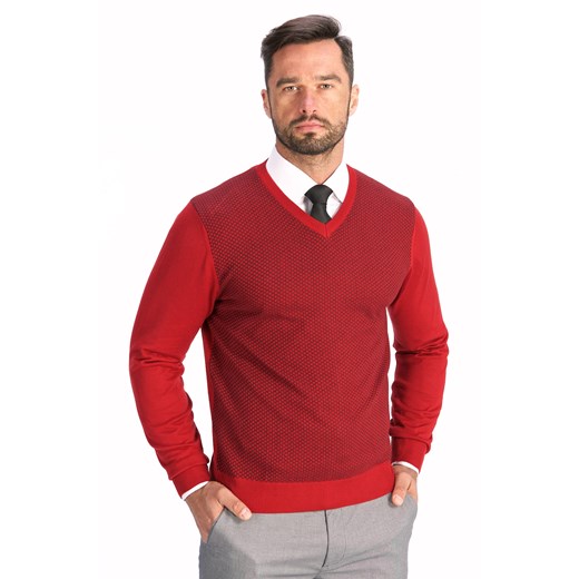 Sweter męski Lanieri bawełniany bez wzorów 