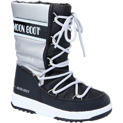 Buty zimowe dziecięce Moon Boot sznurowane gładkie 