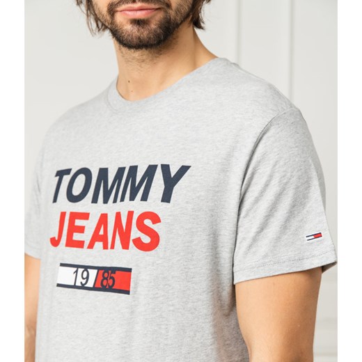 T-shirt męski Tommy Jeans z krótkim rękawem z napisem 
