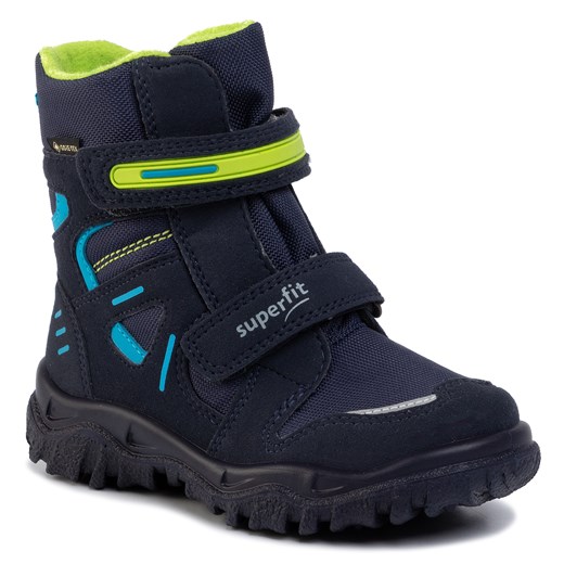 Buty zimowe dziecięce Superfit gore-tex na rzepy śniegowce 