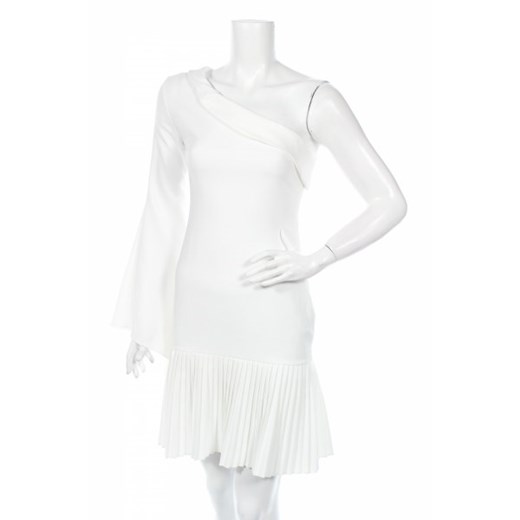 Sukienka Jimmy Sanders biała mini asymetryczna 