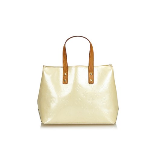 Shopper bag żółta Louis Vuitton Vintage bez dodatków mieszcząca a8 