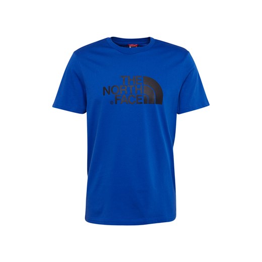 Koszulka sportowa The North Face niebieska z napisami 