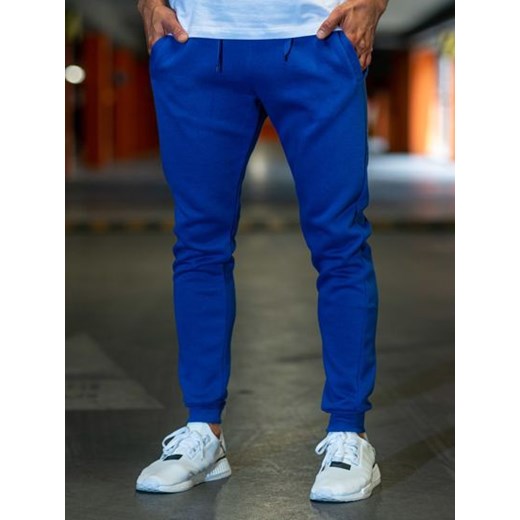 Denley spodnie męskie niebieskie 