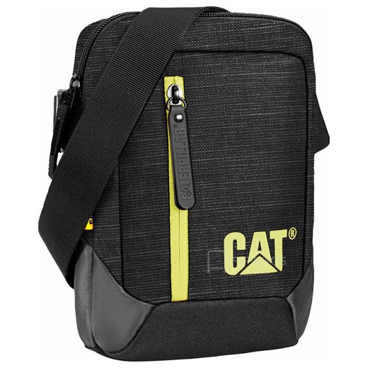 Caterpillar The Project torba na ramię / saszetka - tablet 7" CAT / czarno - limonkowa