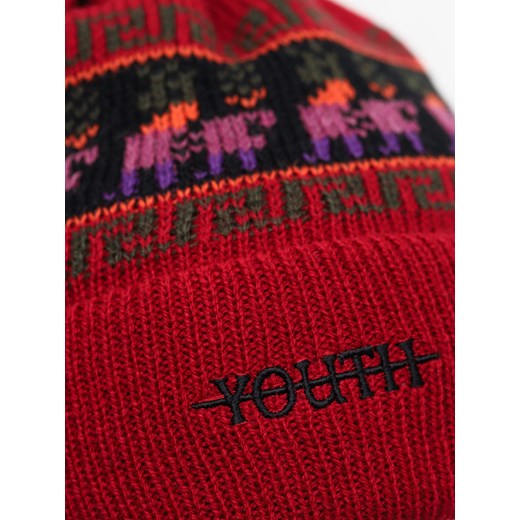 Czapka zimowa Youth Skateboards Inka (red)  Youth Skateboards  SUPERSKLEP