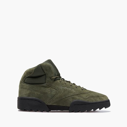 Buty sportowe męskie Reebok Classic zielone w Domodi Zielone buty męskie reebok sznurówki, wiosna 2020 w Domodi