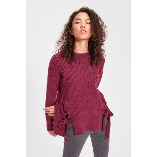 Fioletowy sweter damski Trendyol 