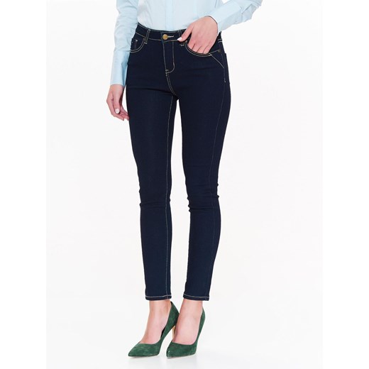 Spodnie długie damskie, obcisłe jeansy Top Secret 34 okazja Top Secret