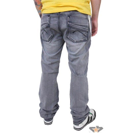 spodnie mężczyźni -dżinsy- SLIM FIT - GLOBE - Roth - OLD INDIGO 