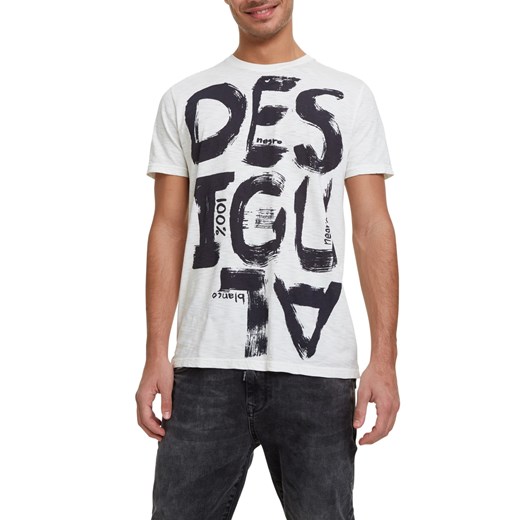 T-shirt męski Desigual z krótkim rękawem 