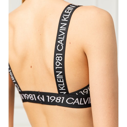 Biustonosz czarny Calvin Klein Underwear 