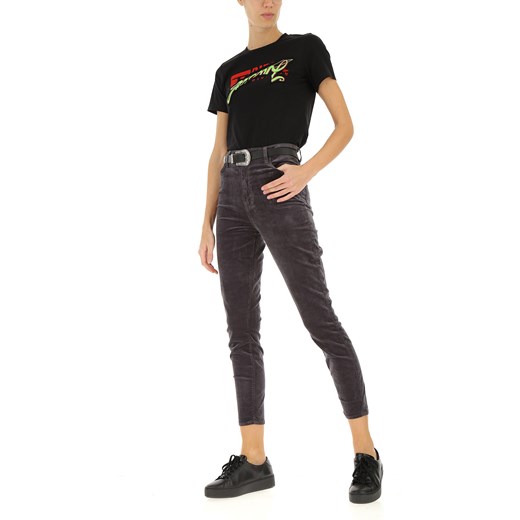 J Brand Spodnie dla Kobiet, ciemny szary antracytowy, Bawełna, 2019, 39 41