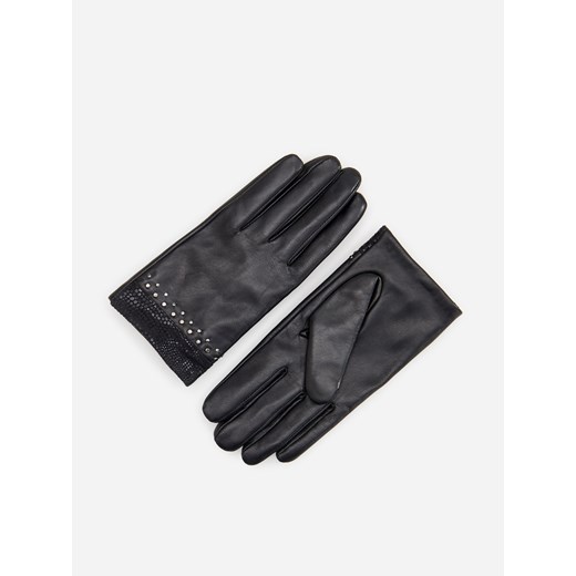 Reserved rękawiczki czarne 