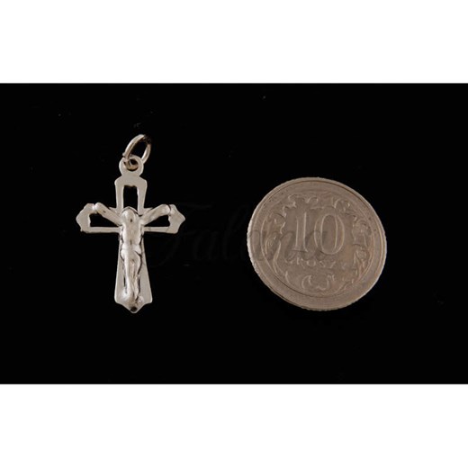 Wisiorek srebrny krzyż krzyżyk w0267 - 0,5g.