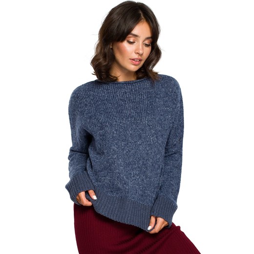 Sweter damski niebieski Be casual 