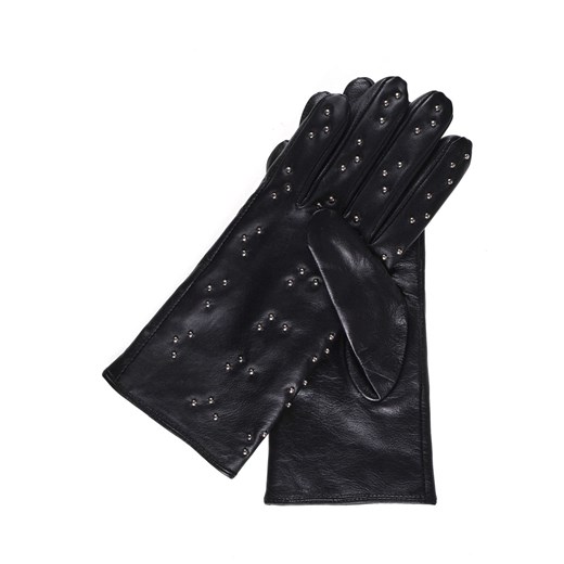 Skórzane rękawiczki z metalowymi nitami Top Secret S/M Top Secret wyprzedaż
