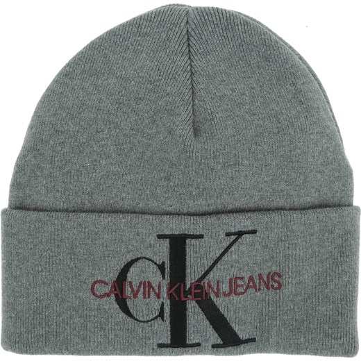 Calvin Klein czapka zimowa damska szara 
