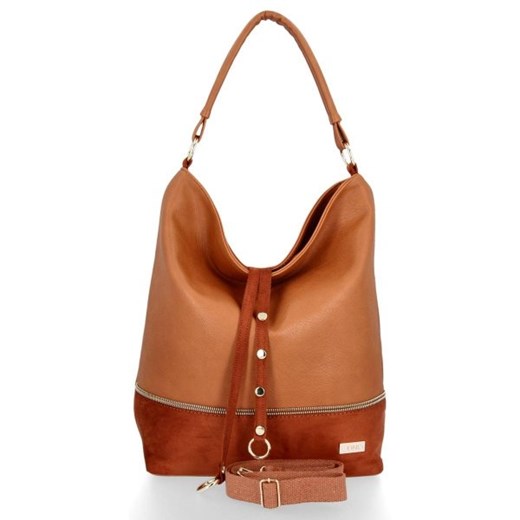 Shopper bag Conci na ramię matowa ze skóry ekologicznej 