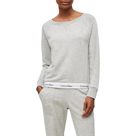 Calvin Klein szara bluza damska Top Sweatshirt - XS Calvin Klein L Differenta.pl