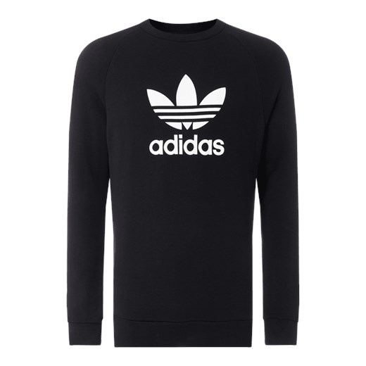 Bluza męska czarna Adidas Originals w nadruki 