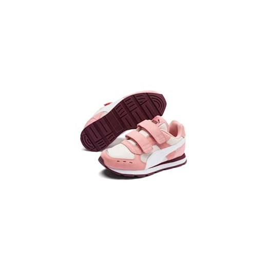 Buty sportowe dziecięce Puma różowe na rzepy 