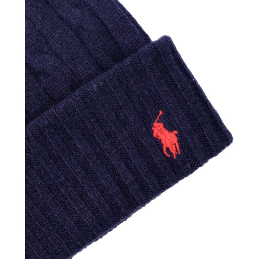Polo Ralph Lauren Wełniana czapka | z dodatkiem kaszmiru  Polo Ralph Lauren uniwersalny Gomez Fashion Store