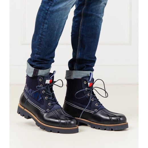 Buty zimowe męskie Tommy Jeans sznurowane casual 