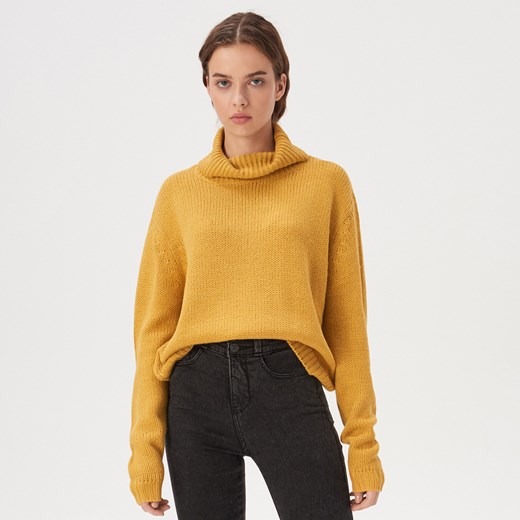 Sweter damski Sinsay żółty 