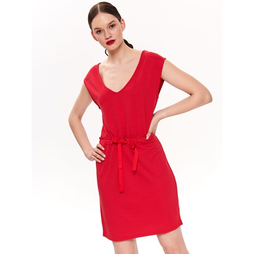 Sukienka Drywash czerwona na lato 