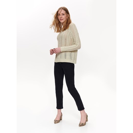 Sweter damski Top Secret casual bez wzorów 