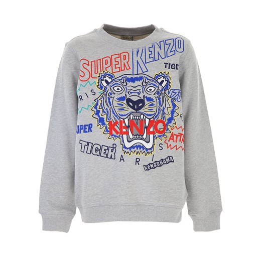 Szara bluza Super Kenzo 4-14 lat Kenzo Kids  8 LAT Moliera2.com