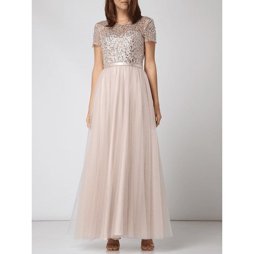 Sukienka wieczorowa obszyta cekinami Unique S Peek&Cloppenburg