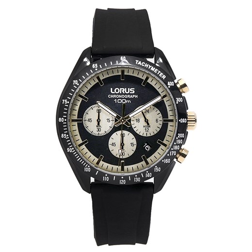 Zegarek czarny Lorus analogowy 