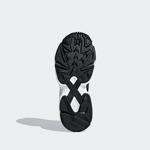 Buty sportowe damskie czarne Adidas Originals gładkie na wiosnę płaskie 