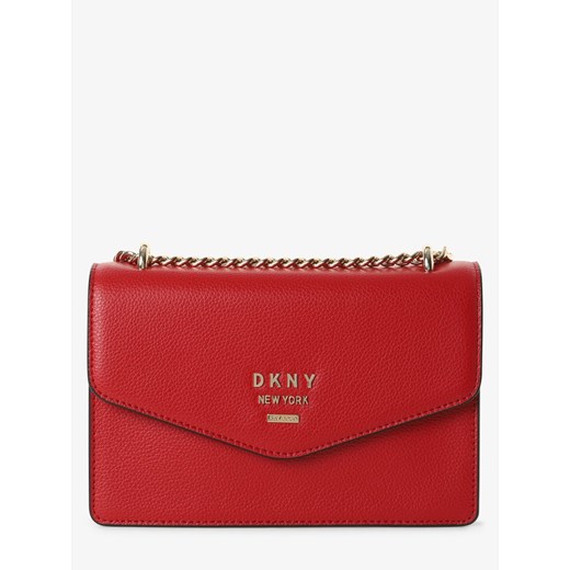 DKNY - Skórzana torebka damska, czerwony Dkny  One Size vangraaf