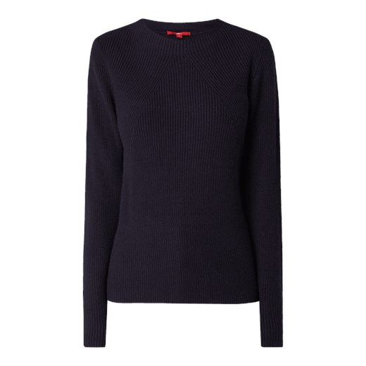 Sweter z prążkowaną fakturą S.oliver Red Label  40 Peek&Cloppenburg 