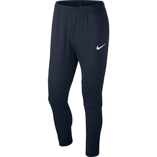 Spodnie męskie Nike niebieskie gładkie dresowe 