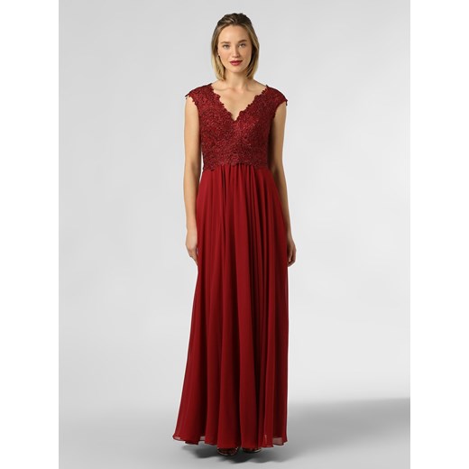 Luxuar Fashion - Damska sukienka wieczorowa, czerwony Luxuar Fashion  44 vangraaf
