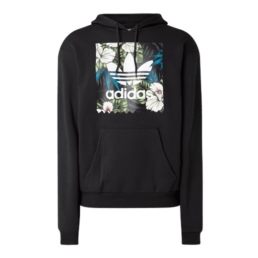 Bluza męska Adidas Originals na zimę czarna w stylu młodzieżowym 
