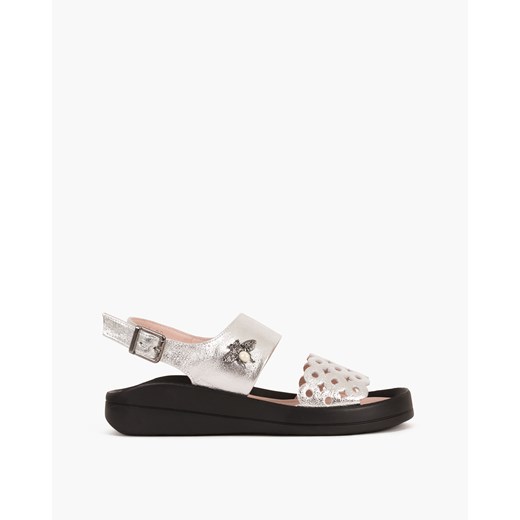 Białe sandały damskie Kulig casual na koturnie letnie 