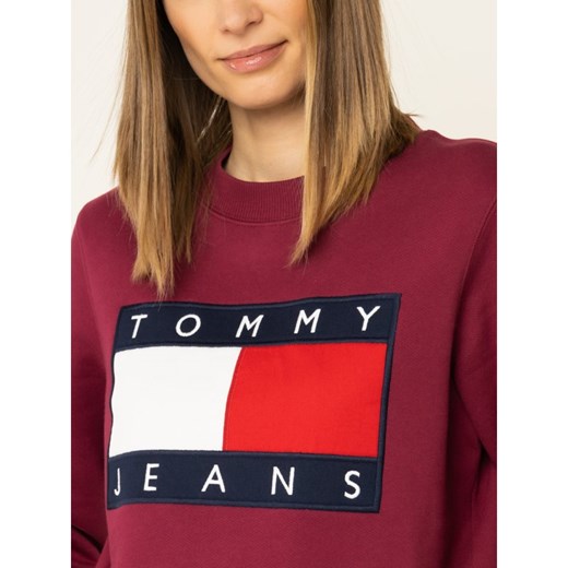 Bluza damska Tommy Jeans czerwona krótka 