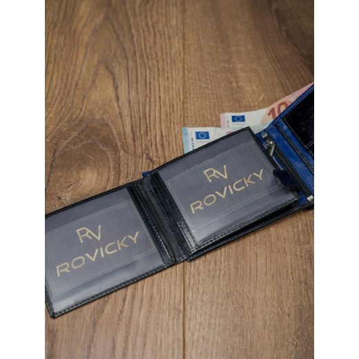 Portfel męski skórzany RFID Rovicky N992-VT2  Rovicky uniwersalny Skorzana.com