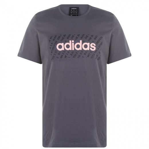 Adidas koszulka sportowa granatowa wiosenna 