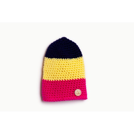Woolly Hat Stripes Banana Kids 40