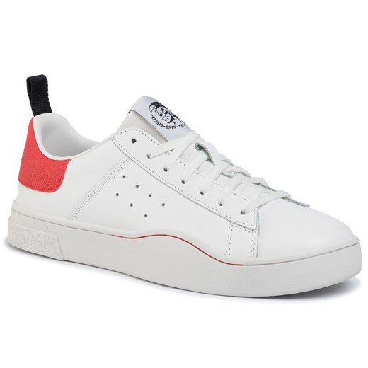 Sneakersy DIESEL - S-Clever Low Y01748  P1729 H5872 White/Fiery Red